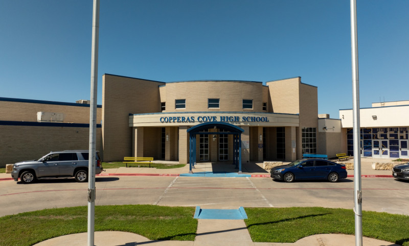 copperas cove high school campus frontage